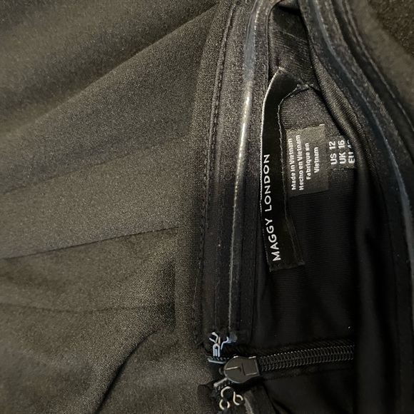 *NWT* Maggy London High Low Ruffle Midi Cocktail Dress - Picture 9 of 11